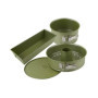 Ensemble de 3 moules à gâteaux écologiques - Zenker Green Vision