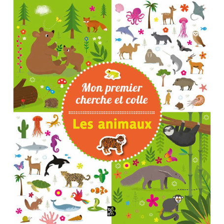 Mon premier cherche et colle - Les animaux