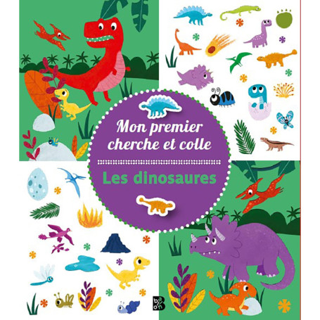 Mon premier cherche et colle - Les dinosaures