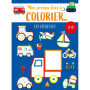 Mon premier livre à colorier - Les véhicules