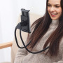 LYTIVAGEN Universel Téléphone Support de Cou, Support Paresseux pour Téléphone Portable (Noir)