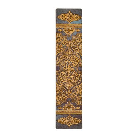 MARQUE-PAGES DESIGN LUXUEUX LUXE BLEU