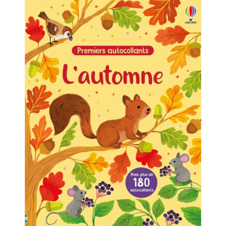 L'automne - Premiers autocollants - Dès 3 ans