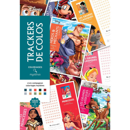 Livre compagnon - Les trackers de coloriages mystères Disney