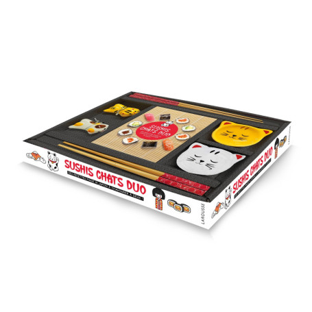 Sushis chats duo - Coffret de recettes japonaises