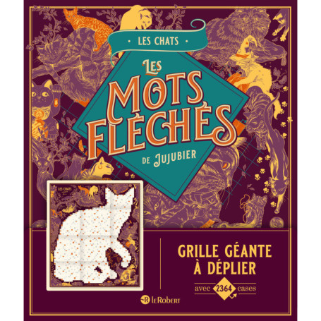 Les chats - Les mots fléchés de Jujubier - Grille géante