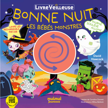 Bonne nuit les bébés monstres - Livre veilleuse
