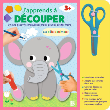 J'apprends à découper - Les bébés animaux