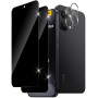 Xunzii Verre Trempé Anti-Espion pour Xiaomi Poco x8 Pro Max avec HD Caméra Arrière Protecteur [2+2 Pièces ], Dureté 9H Film Prot