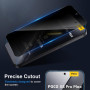 Xunzii Verre Trempé Anti-Espion pour Xiaomi Poco x8 Pro Max avec HD Caméra Arrière Protecteur [2+2 Pièces ], Dureté 9H Film Prot