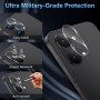 Xunzii Verre Trempé Anti-Espion pour Xiaomi Poco x8 Pro Max avec HD Caméra Arrière Protecteur [2+2 Pièces ], Dureté 9H Film Prot