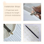 Bedecor -8Pcs (30cm à 120cm) Tendeur Drap Housse Lit Drap Réglable,Tendeurs de Maintien,Convient à Tous Lits et Matelas,Noir