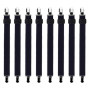Bedecor -8Pcs (60cm à 200cm) Tendeur Drap Housse Lit Drap Réglable,Tendeurs de Maintien,Convient à Tous Lits et Matelas,Noir