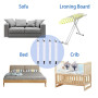 Bedecor -4Pcs (60cm à 200cm) Tendeur Drap Housse Lit Drap Réglable,Tendeurs de Maintien,Convient à Tous Lits et Matelas,Blanc