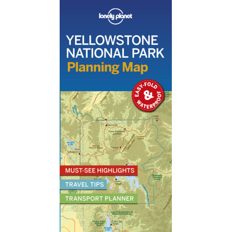 Yellowstone National Park Planning Map 1ed -anglais-