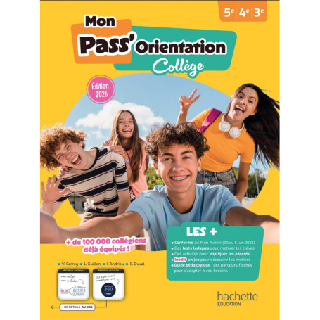 Mon Pass' Orientation Collège - cahier de l'élève - éd. 2026
