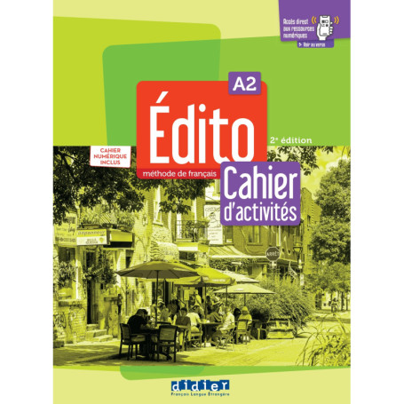 Édito A2 - édition 2022-2024 - Cahier + numérique inclus