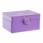 Boîte à bijoux DKD Home Decor Lila PU Bois MDF (23 x 17 x 10 cm) 43,99 €