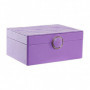 Boîte à bijoux DKD Home Decor Lila PU Bois MDF (17 x 13 x 8,5 cm) 33,99 €