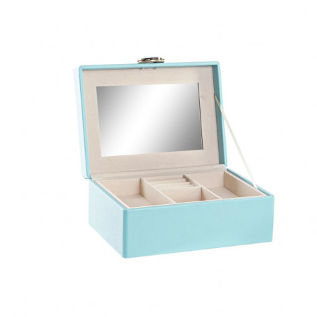 Boîte à bijoux DKD Home Decor Vert PU Bois MDF (17 x 13 x 8,5 cm) 33,99 €
