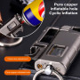BYZESTY Briquet Chalumeau, Jet Flamme Allume Gaz, Tempête Rechargeable pour Cuisine, Bougies, Camping