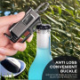 BYZESTY Briquet Chalumeau, Jet Flamme Allume Gaz, Tempête Rechargeable pour Cuisine, Bougies, Camping