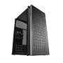 Mars Gaming MC-1000, Boîtier Compact MicroATX, Design Frontal Metal-Mesh, Fenêtre Latérale Intégrale, 1x Ventilateur FDB 80mm Ul