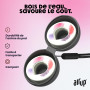 air up Gourde Click Midnight Black 600 ml – Pack de démarrage avec 5 capsules, brosse pour paille et étui Twogo Noir | Sans sucr