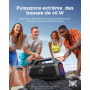 Soundcore Boom 2 Plus Enceinte Bluetooth puissante, 140W, 2+2 canaux stéréo, BassUp 2.0,Charge Rapide 30W, 20h, IPX7, lumières R