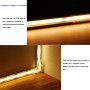 BENLUN 8 mm 2 Broches Connecteurs Bandes LED Fiche 8 pièces et Bandes LED Connecteur Angulaire L Forme 8 pièces pour Non Filaire