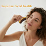 Brosse de Drainage Lymphatique Visage, Brosse Visage pour le Drainage Lymphatique & Outil de Brossage à Sec pour Usage Quotidien