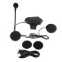 Yosoo Health Gear BT12 Intercom Moto Kit Main Libre Bluetooth Headset, Casque Bluetooth de Moto, Casque avec Haut-Parleurs Écout