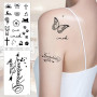 Autocollants de tatouage, 30 feuilles de faux tatouages, tatouages temporaires, pour adultes et enfants, autocollants de tatouag