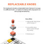 nuphy Clavier mécanique Air75 V3, Clavier 75% à Profil Bas avec molette, Clavier Gaming Hot Swap Compatible Bluetooth/2,4 GHz/US