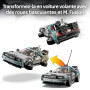 LEGO Speed Champions La Machine à Remonter Le Temps de Retour vers Le Futur - Jouet Voiture - Maquette avec Minifigurines de Doc