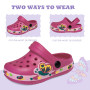 Sabots Mules Enfant Pantoufles été Respirant Chaussures de Jardin Fille Garçon Dinosaure Sandales de Plage Maison Antidérapant C