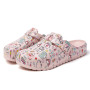 FRTUBOP Sabots de Femme – Chaussures Jardin Mules Confortables avec Bride Réglable, Antidérapantes et Légères, pour Cuisine, Hôp