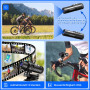 AIKER Camera Moto,Version Améliorée WiFi Camera Sport Étanchéité Ip66,1080PHD&120° Grand Angle Caméra Velo,Calibrage Automatique
