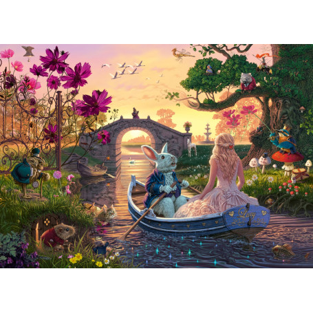 Ravensburger - Puzzle Adulte - Puzzle 1000 pièces - Le Pays des Merveilles - Adultes et Enfants à partir de 14 Ans - Puzzle de q