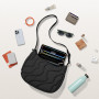 tomtoc T34 Sac Bandoulière Femme Matelassé en Nylon Recyclé, Sac A Main Femmes Bandoulieres Puffer, Sac Épaule Crescent et Sac H