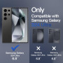 JETech Coque Magnétique pour Samsung Galaxy S24 Ultra 5G, Compatible avec MagSafe, Étui Housse Antichoc à Dos Translucide Mat (N