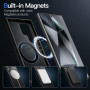 JETech Coque Magnétique pour Samsung Galaxy S24 Ultra 5G, Compatible avec MagSafe, Étui Housse Antichoc à Dos Translucide Mat (N