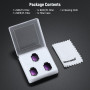 NEEWER Lot de 3 filtres ND/CPL compatibles avec DJI Flip Drone, ND8/PL ND16/PL ND32/PL, Accessoires Drone, Filtre ND polariseur 