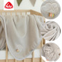 Fehn Couverture Douillette avec Paresseux, pour Bébés et Tout-Petits dès 0 Mois, Tapis d'Éveil, Doudou ou Plaid pour Les Câlins 