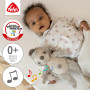 Fehn Aide au sommeil paresseux - Aide au sommeil avec module sonore : doudou avec module sonore électronique amovible avec capte