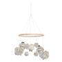 Fehn Mobile en bois paresseux - avec d'adorables figurines en tissu - Aide au sommeil pour apaiser et occuper - pour les bébés d