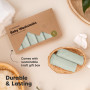 6-Pack Lingettes en Bambou Bio pour Bébé - Douces, Enfants, Serviettes, Molleton, Visage (Dove)