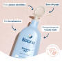 BIOLANE - Lot de 4 Flacons Eau Pure H2O - Nettoyant pour le visage, corps et siège du bébé - Sans rinçage - 4 flacons-pompe de 7