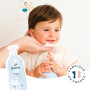 BIOLANE - Lot de 4 Flacons Eau Pure H2O - Nettoyant pour le visage, corps et siège du bébé - Sans rinçage - 4 flacons-pompe de 7