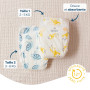 BIOLANE - Couches Bébé Taille 1 & 2 – Duo évolutif naissance (2 à 6 kg) – Peaux Sensibles - Ultra-Absorbant, Pas de Fuite, jusqu